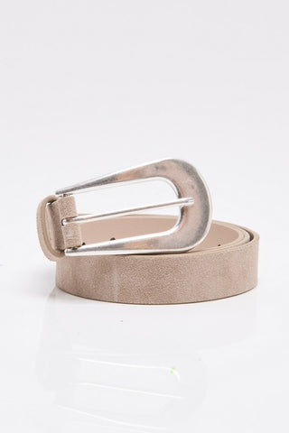 Cannon Suede Belt / Biscotti