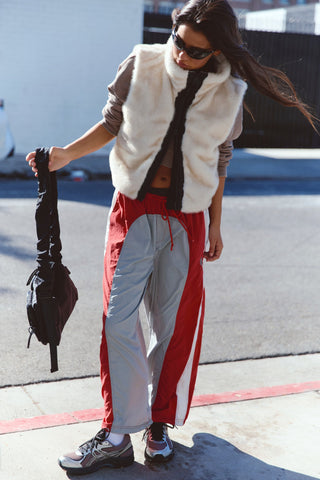 Afterglow Fauy Fur Vest / Ivory