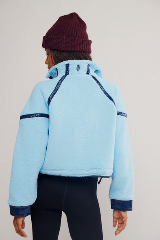 Mountain High Shine 1/2 Zip / Bright Blue Combo