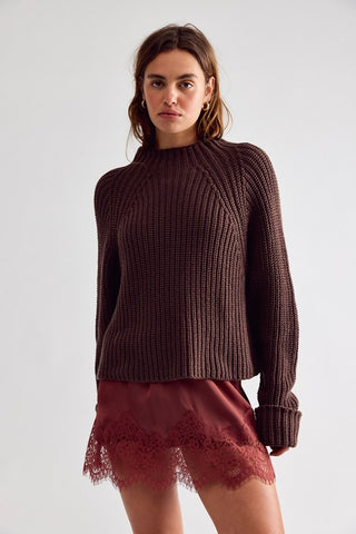 Low Tide Pullover / Chocolate