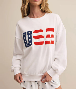 Oversized USA Sweatshirt