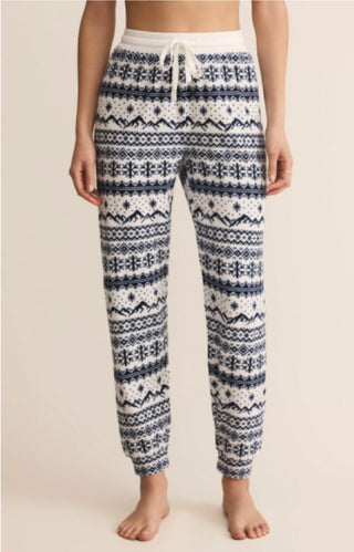 Twilight Fairisle Jogger / Vanilla Ice