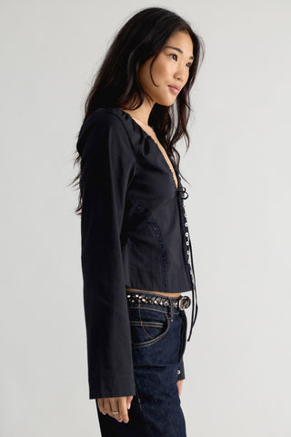 Colette Corset Top / Black