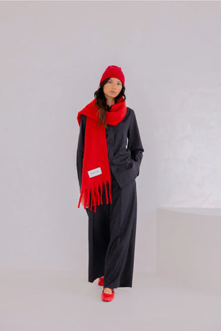 The Stockholm Scarf / Crimson Red