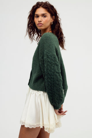 Thistle Cardi / Pine Needle