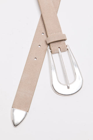 Cannon Suede Belt / Biscotti