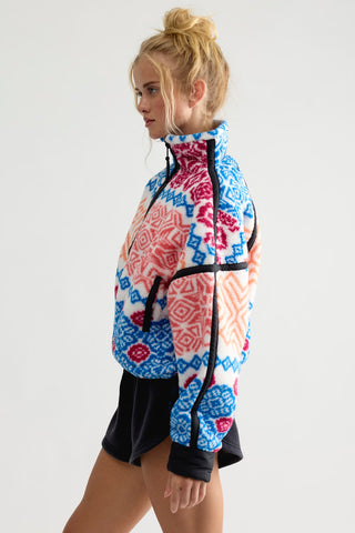 Printed Mountain Jacket / Winter Park Combo