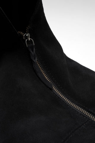 Roma Suede Tote / Black