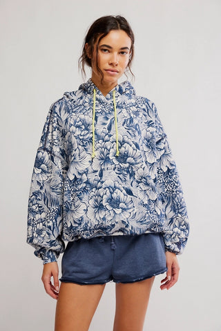 Printed Final Call Hoodie / Wild Side Navy Combo