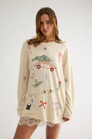 Ava Long Sleeve / Ivory Combo