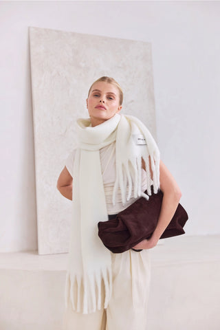 The Stockholm Scarf / Polar White