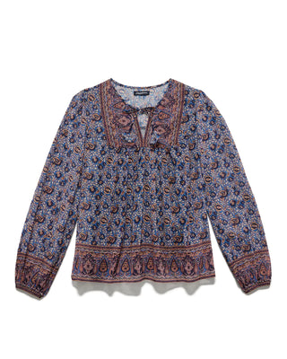 Hollins Floral Print Front Tie