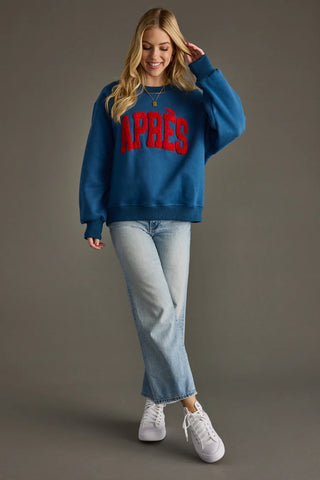 Apres Sweatshirt / Blue & Red