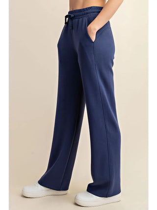 Modal Scuba Straight Pant / Smokey Navy
