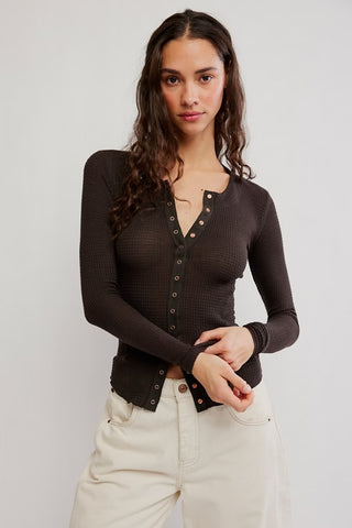 Going Places Cardi / Deep Fudge