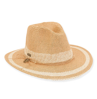 Sun Charm Paper Straw Safari Hat HH2789B