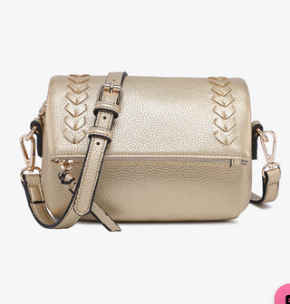 Scout Whipstitch Crossbody Bag / Gold