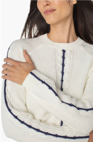 Cable Stitch Raglan Sweater