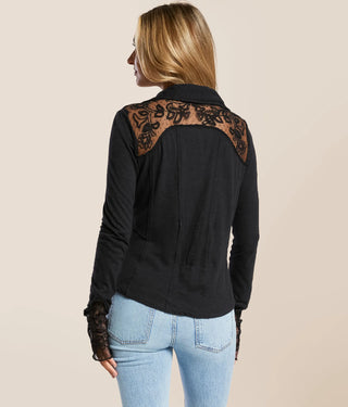 Rosebud Long Sleeve/ Black