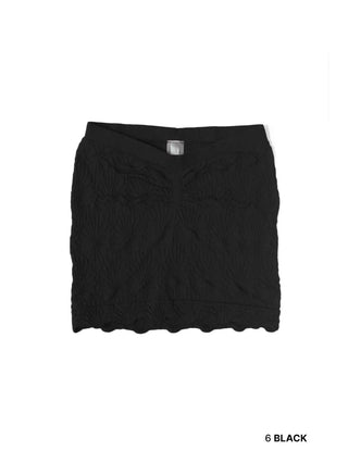 Lace Textured Tube Top / Black