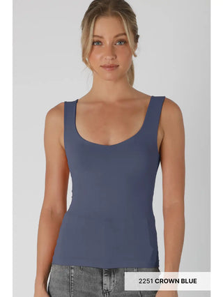 Clean Line Sweet Heart Tank / Crown Blue