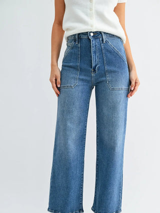 Cargo Pocket Wide Leg HR