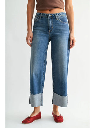 Cuffed Wide Leg
