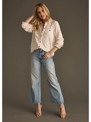 Ivory Super Soft Button Up