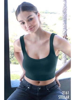 Chevron Crop Top Stellar