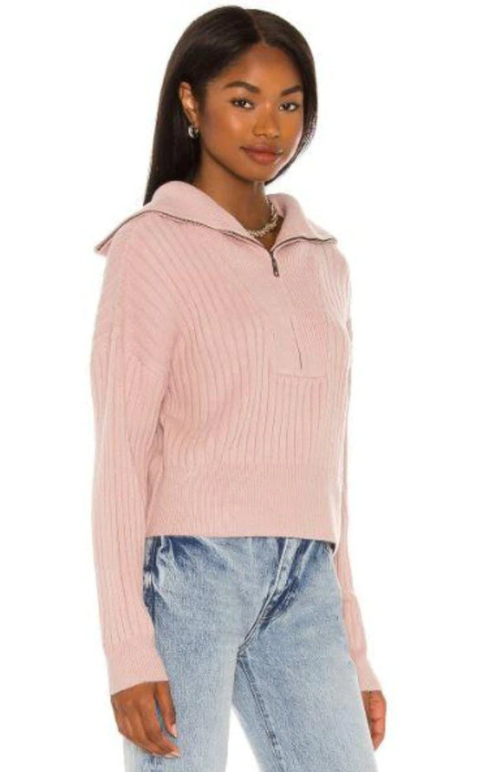 Nina 3/4 Zip Sweater