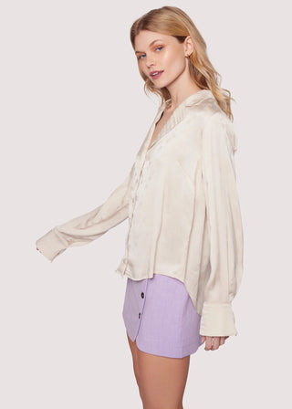 Zephyr Lily Shirt Silver