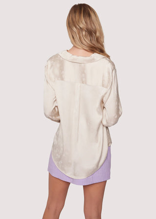 Zephyr Lily Shirt Silver