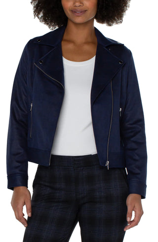 Moto Jacket Mystic Navy