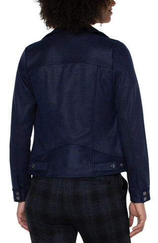 Moto Jacket Mystic Navy