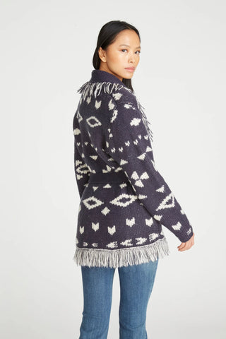 Bradyn Wrap Sweater Navy
