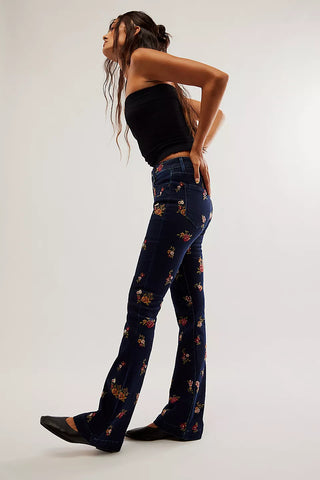 Wyatt Embroidered Flare