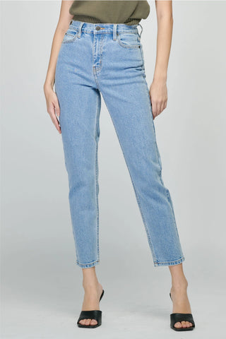 High Rise Mom Crop Jean