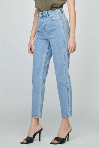 High Rise Mom Crop Jean