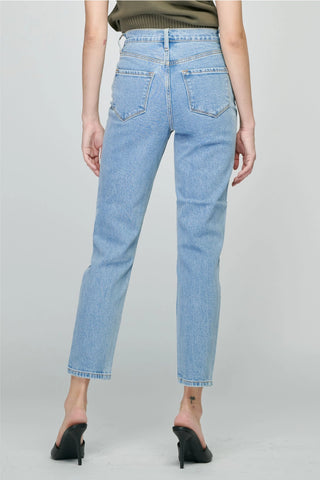 High Rise Mom Crop Jean