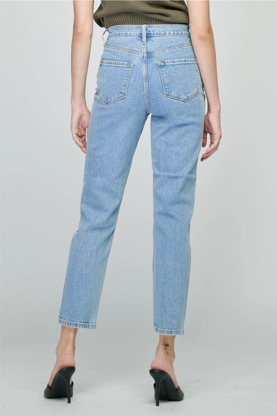 High Rise Mom Crop Jean