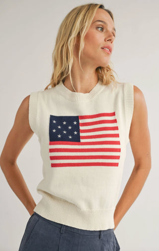 Americana Flag Sweater