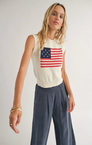 Americana Flag Sweater