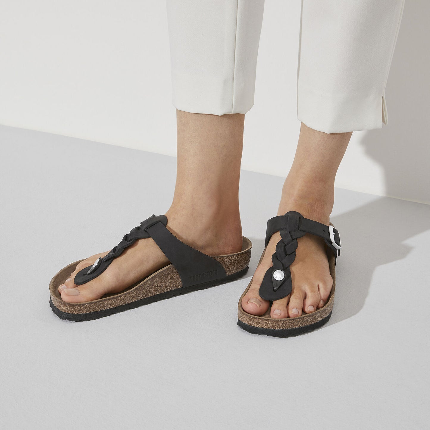 Gizeh Sandal Braided Black