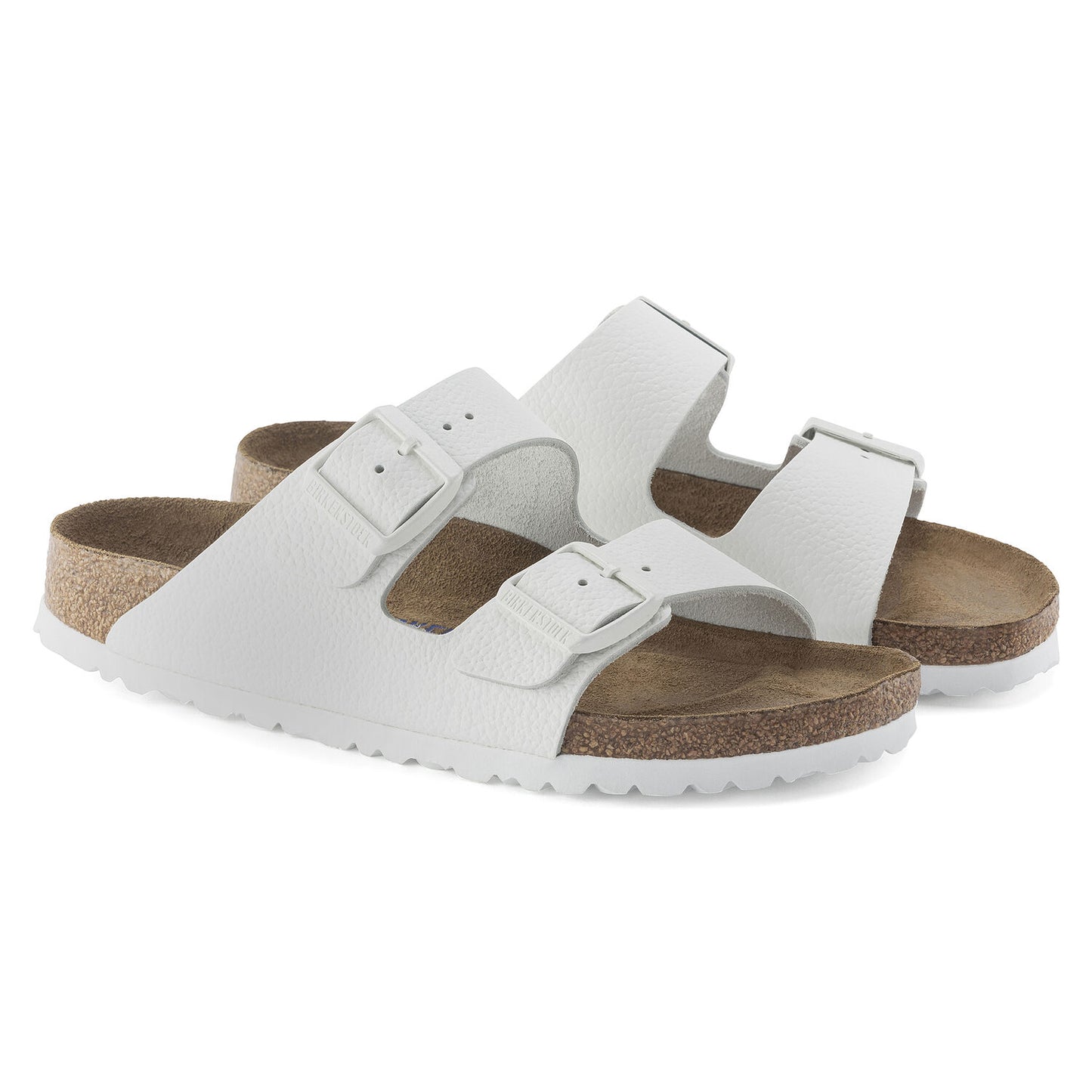 Arizona White Leather Soft Footbed