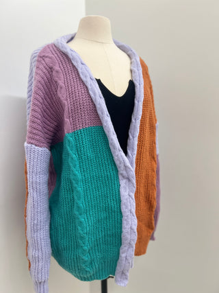 Colorblock Cardigan