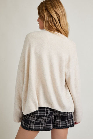Crew Neck Cardigan
