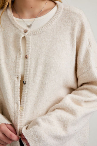 Crew Neck Cardigan