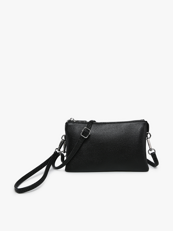 Riley Crossbody Wristlet Midnight Black