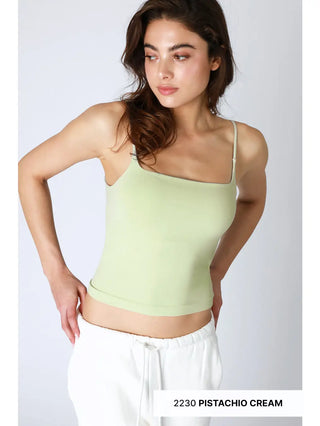 Clean Line Square Cami / Pistachio