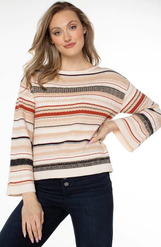 Textured Stripe Sweater